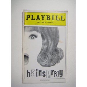 Hairspray Playbill Neil Simon Theatre October 2008 Marissa Perry Wendt